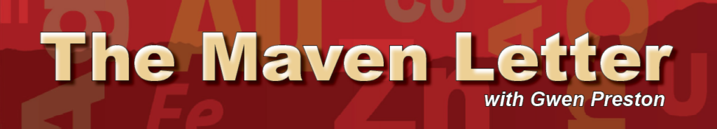 Product Header: The Maven Letter Logo